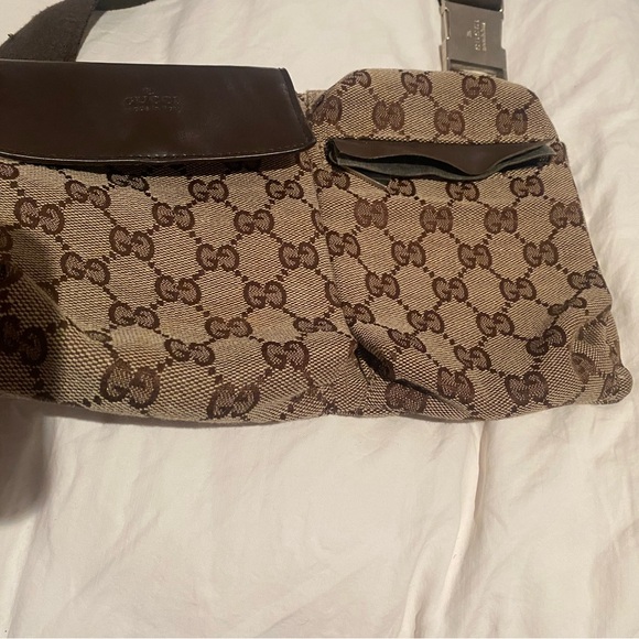 Gucci Brown Monogram Men's Bag - Picture 1 of 8